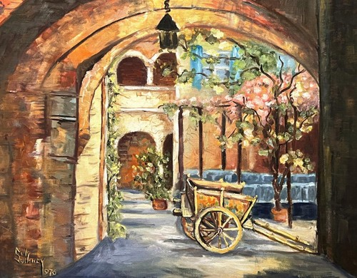 Dipinto olio firmato artista