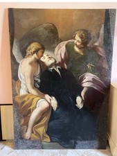 Pala altare dipinto estasi - dipinto, "estasi