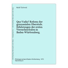 Quo Vadis? Reform der