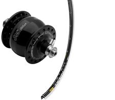 Ruota anteriore 28" con cerchio nero SON Delux Mavic Open Pro C nero