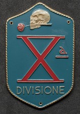 Placca da braccio Xª Divisione MAS - REPRO