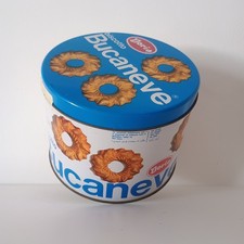 Scatola di latta tonda vintage