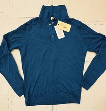 Maglione Brooksfield slim blu