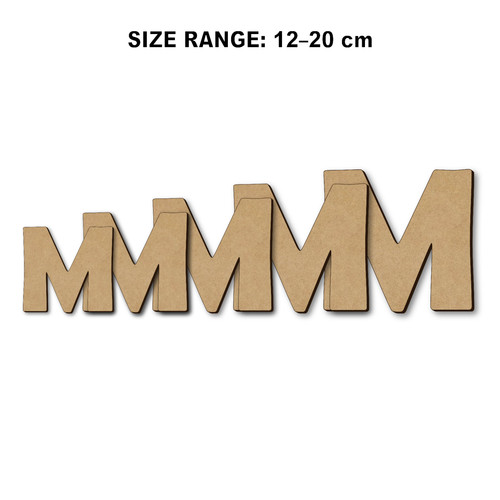Lettere legno mdf - e,