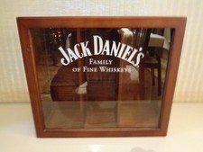 Jack Daniels Famiglia di Whisky Fine Vetrina in Legno 3 Bottiglie 12"