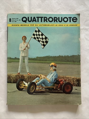 Quattroruote agosto 1961 anno
