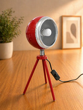Lampada da tavolo rossa stile