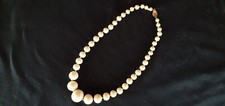 Collana in osso, color avorio, fine '800