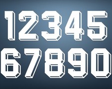 NUMERI PER MAGLIA CALCIO ANNI