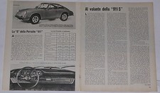 Article Articolo 1966 PORSCHE 911 S