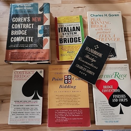 Lot vintage bridge game - of, 7