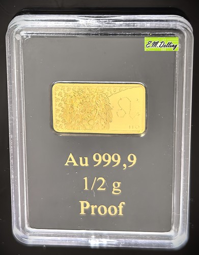 Lingotto oro 999 9 - 0,5g, 999,9