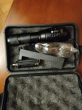 Shadowhawk S1915 Torcia Tattica LED Professionale Ricaricabile - Nero