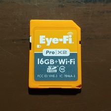 Eye-Fi Pro X2 16 GB, classe 10 10 MB/s - scheda SDHC - vendita al dettaglio - EYE-FI-16PC • così com'è