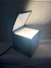Lampada “Cubo luce” nera di Studio Opi per Cini e Nils, anni ’70 vintage design