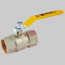 GAS BALL VALVE F/F STEEL LEVER