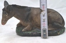 Antica statuina in gesso  Asino