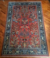 Tappeto Persiano QUM seta e lana KURK