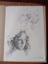 RENZO VESPIGNANI stampa su carta a mano speciale DECAMERON 1977