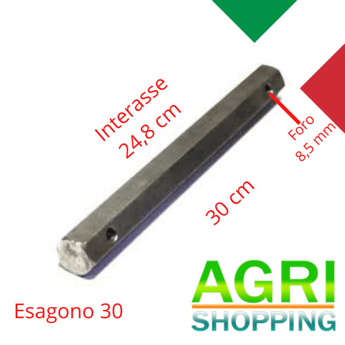 Asse esagonale per motozappa - per,