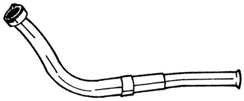 158 tubo gas scarico per - cv,