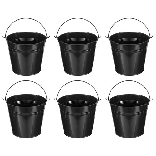 6pcs secchiello metallico - 6pcs,