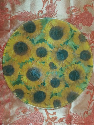 Piatto decorato con decoupage - piatto,