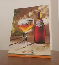 Birra Orval Cartonato Pubblicitario Da Banco Breweriana Advertising 