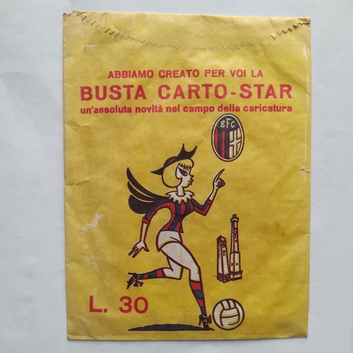 Bustina figurine calcio 1960 - bustina, 1960'