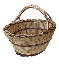 CESTO PANIERE IN VIMINI CANNA