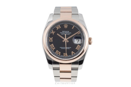 Rolex datejust black roman - rolex,