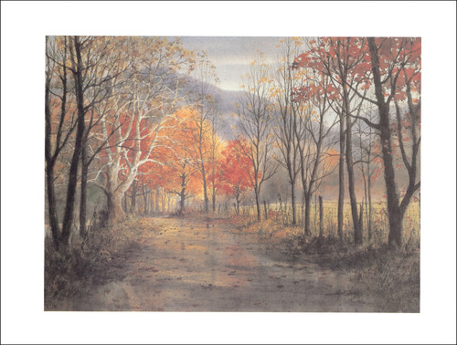 2000 stampa vintage autunno - stampa,