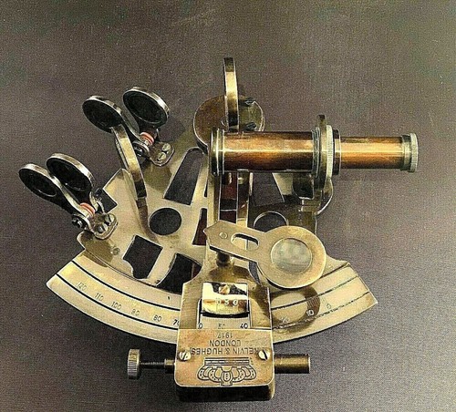 Sestante tedesco ottone - in,