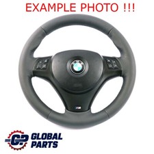 BMW E81 E82 E87 E90 E91 E92 E93 NUOVA Pelle Nera / M-Sport Volante