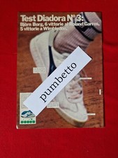 Advertising Italian Pubblicità TENNIS ( 1983 ) DIADORA Test n. 3 Bjorn BORG