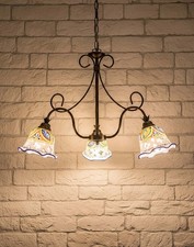 LAMPADARIO A 3 LUCI FERRO