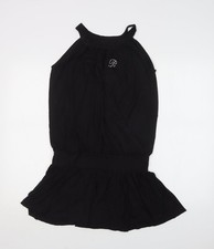 Camicetta tunica nera donna UK