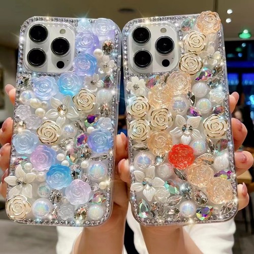 Custodia lusso fiori - 3d,