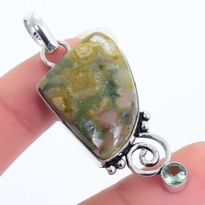 Pendente In Argento In Giada