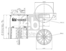 Bellows, air suspension Febi