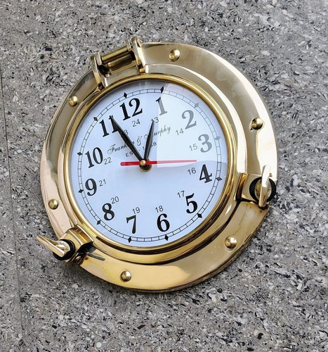 Orologio oblò ottone - oblò,