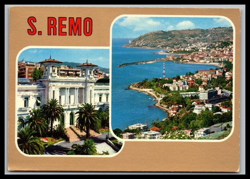 Cartolina sanremo italia - sanremo,