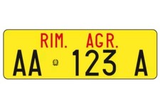 TARGA RIPETITRICE RIMORCHIO