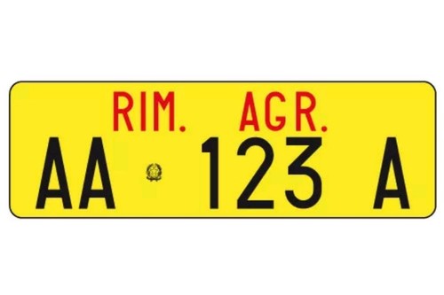 Targa ripetitrice rimorchio - targa,