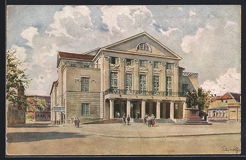Cartolina artista weimar - cartolina, d'artista
