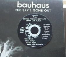 BAUHAUS THE SKY'S GONE OUT DOUBLE PACK PRESS THE EJECT LIVE  VINYL LP's