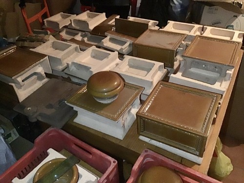 Stufa maiolica smontata - di,