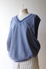98 Gilet New Form vintage blu
