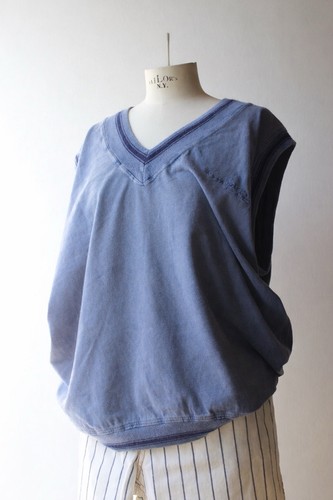 Gilet new form - gilet, blu