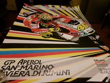 VALENTINO ROSSI MOTO GP "GP SAN MARINO RIMINI 2012 " 140X98 CIRCA OTTIME CONDIZ.